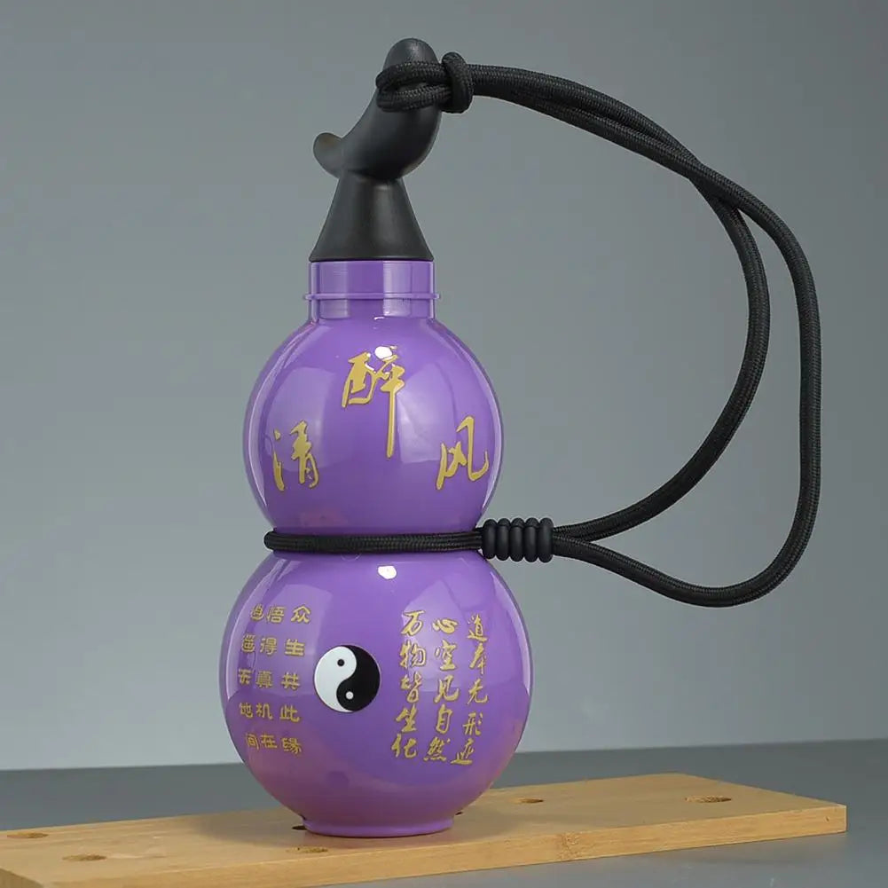 750ml Chinese Retro-Inspired Gourd Water Bottle Large Capacity Outdoors Leak-proof Water Sports Bottle King Wukong Drinking Cup