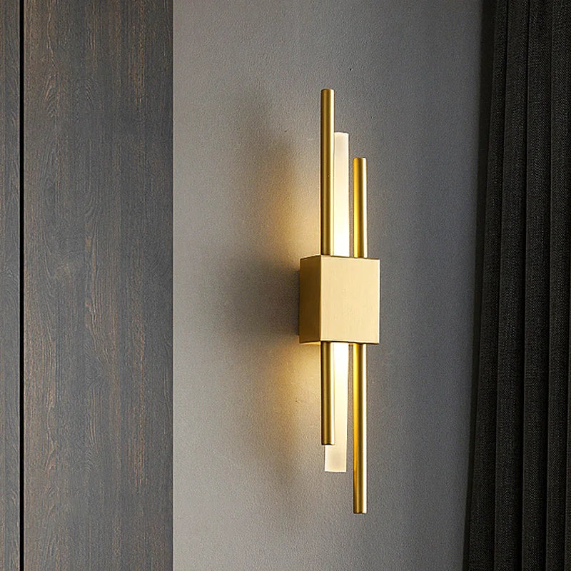 Modern luxury LED wall lights, living room, bedroom, staircase, background wall decoration, wall lights, bedside study lights