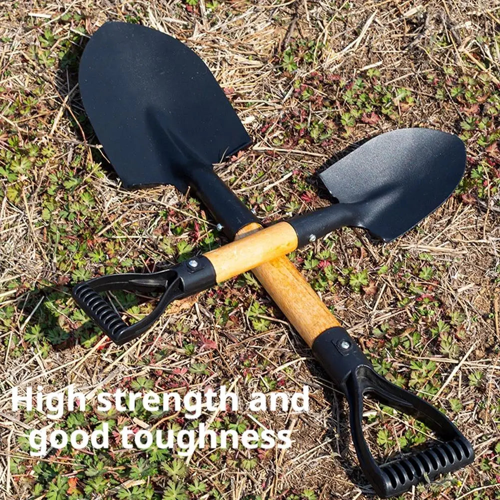 36/50.5cm Digging Shovel Manganese Steel Shovels Kids Trowel Waterproof Rustproof Garden Scoop for Outdoor Beach Camping