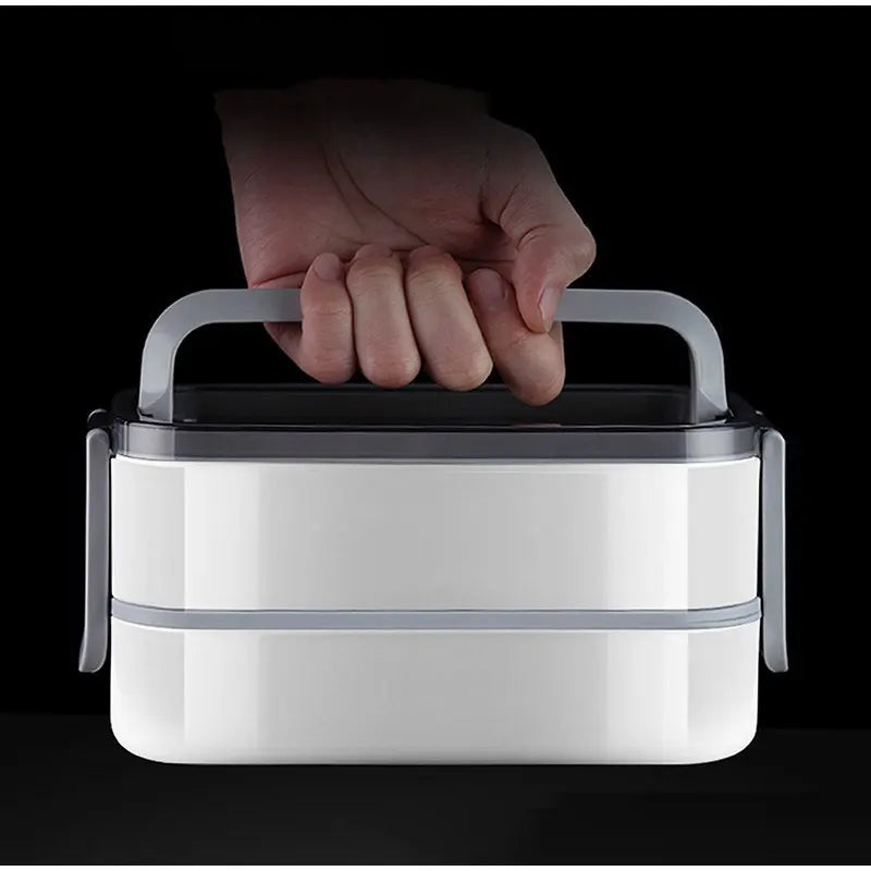 304 stainless steel lunch box for Adults Kids School Office 1/2 Layers Microwavable portable Grids bento Food Storage Containers