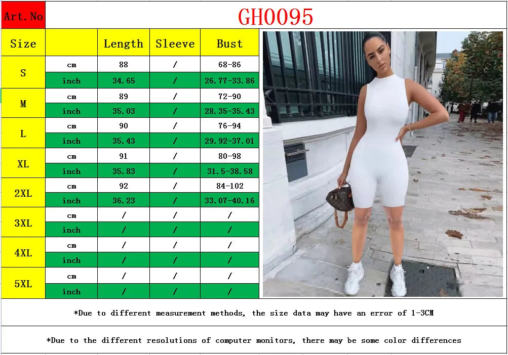 Pencil Jumpsuit for Women Full Seasons Casual Fitness Sporty Playsuit Sleeveless Slim Activewear All In One Jumpsuit Clothing