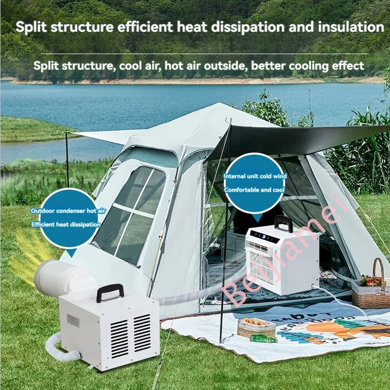 Air Conditioner Mini Mobile Split Portable Air Conditioner Caravan Camping Air Conditioner 3000BTU/H With Remote Control