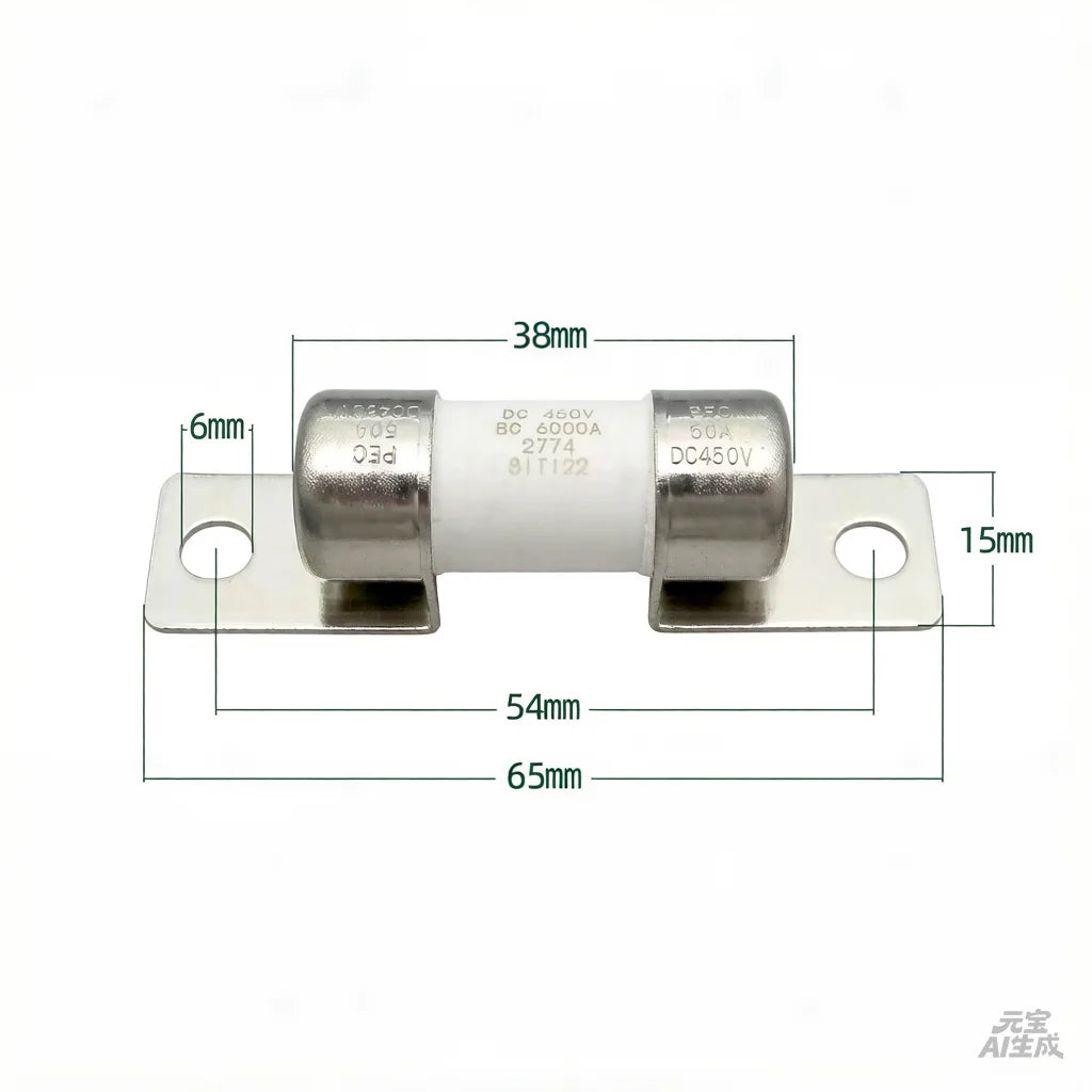 1PCS New energy electric vehicle LE G38 EME PEC air conditioning fuse 60ADC450V BC6000A fuse