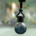 New 1Pc Black Cap Dyed Square Cap Empty Bottle Car Essential Oil Diffuser Fragrance Air Freshener Scent Perfume Bottle Ornament