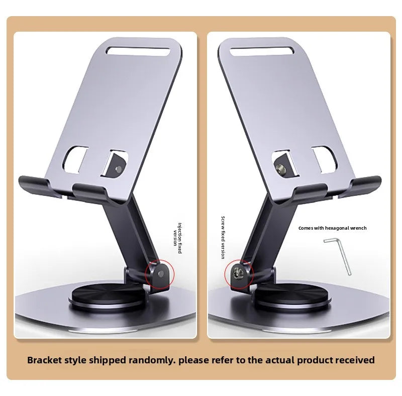 360° Rotation Portable Tablet Holder For iPad iPhone 15 Xiaomi Folding Lazy Desktop Live Mobile Phone Stand Mount Bracket