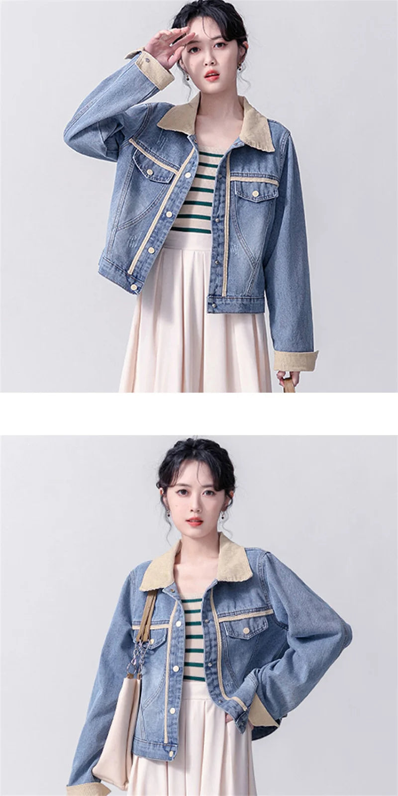 Denim Jacket For Women in Spring and Autumn 2024 New Embroidered Chinese Style Fashion Versatile Denim Clothing High-end women's