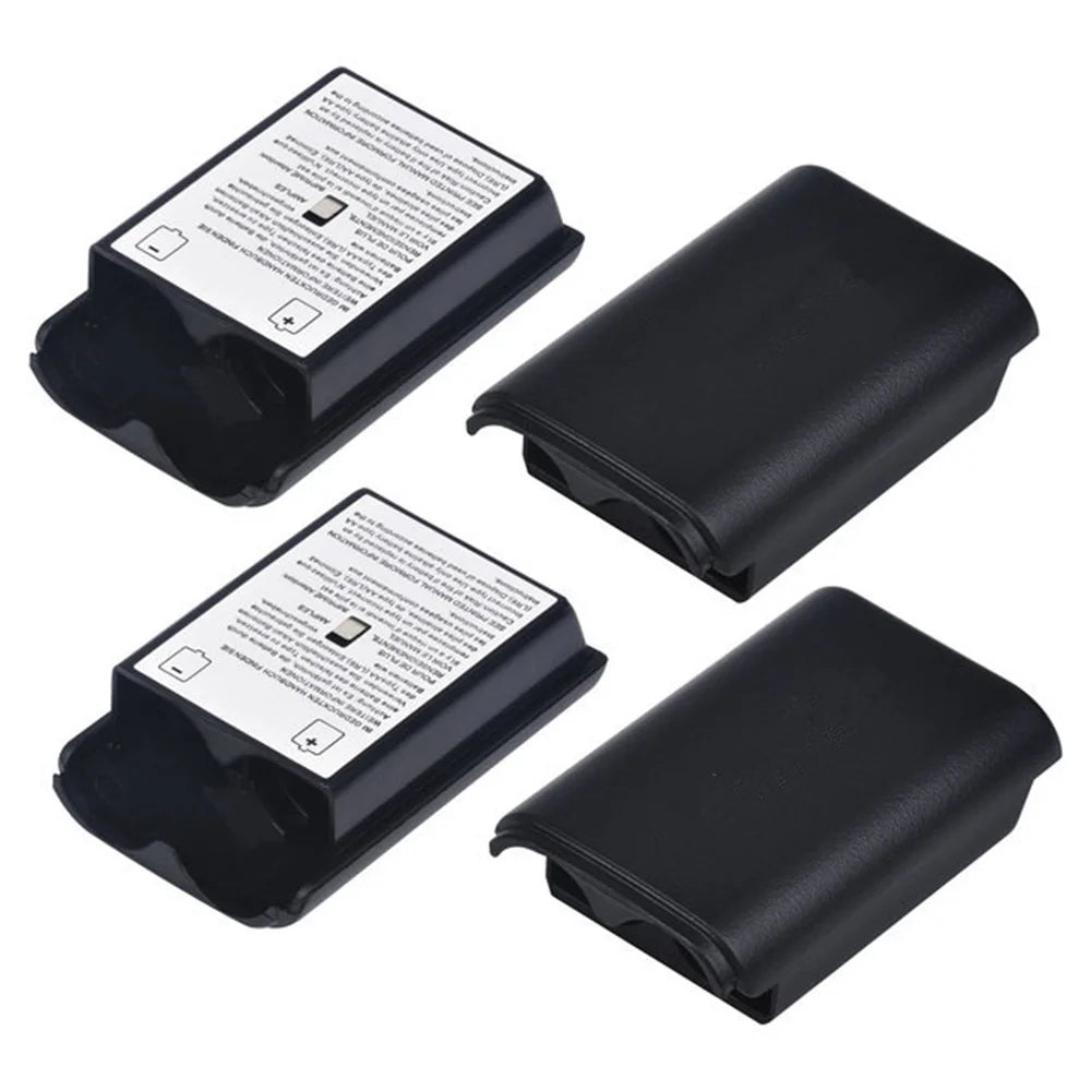 100/50/20/10PCS Rechargeable AA Battery Back Cover Case Shell For Xbox 360 Wireless Controller New Game Accessories Balck White