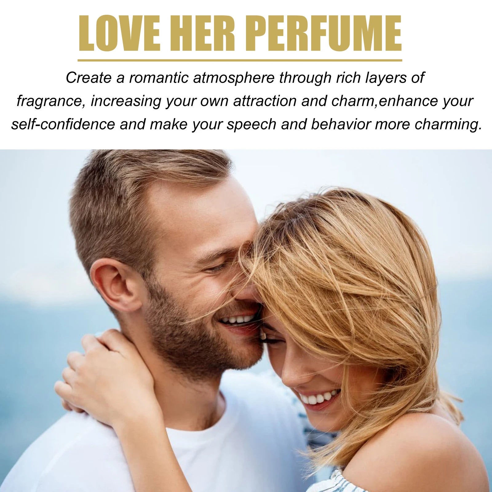 Charming Perfume, Natural and Fresh, Niche, Long-Lasting Fragrance, Portable, Suitable for Couples and Date Atmosphere