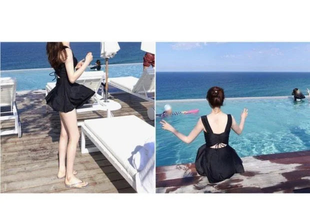 New Summer Women's Solid Color One-piece Swimsuit Slimming and Sexy Backless Tight Swimsuit Outdoor Party Pool Swimsuit