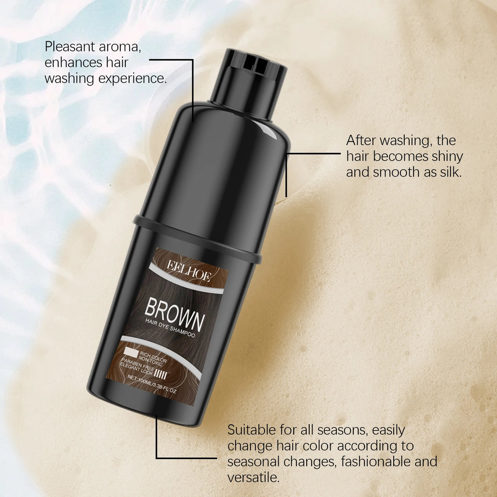 Hair Dye Shampoo Quick Hairdressing Maintain Lasting Color Effect Softening Hair Improve Gloss Herbal Essence Hair Color Shampoo