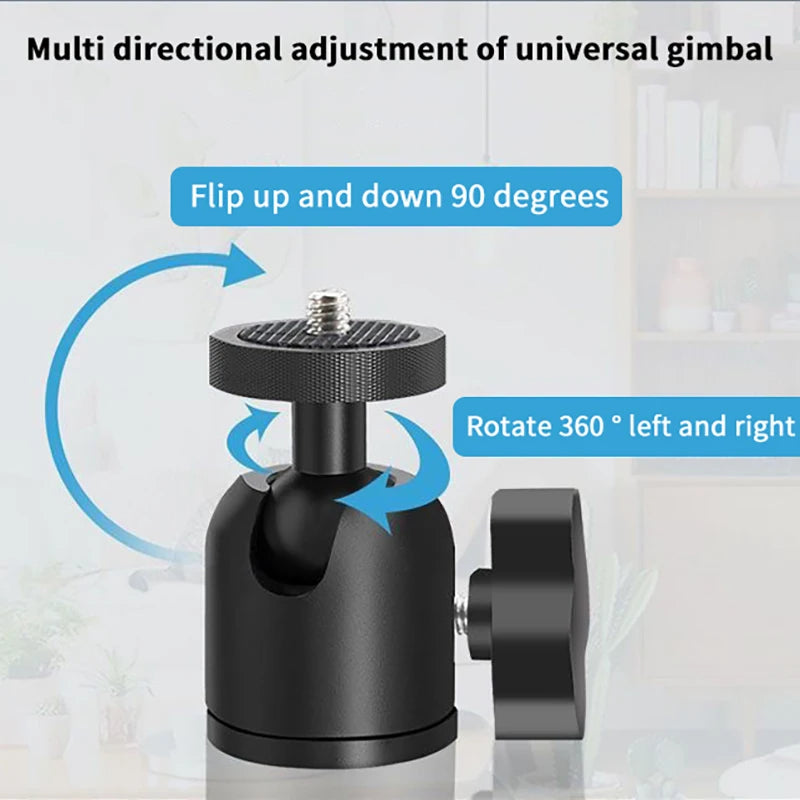 Universal Portable 360° Rotatable Wall Mount Beamer Holder Projector Bracket 1/4 Screw For XGIMI JMGO Dangbei Projector Stand