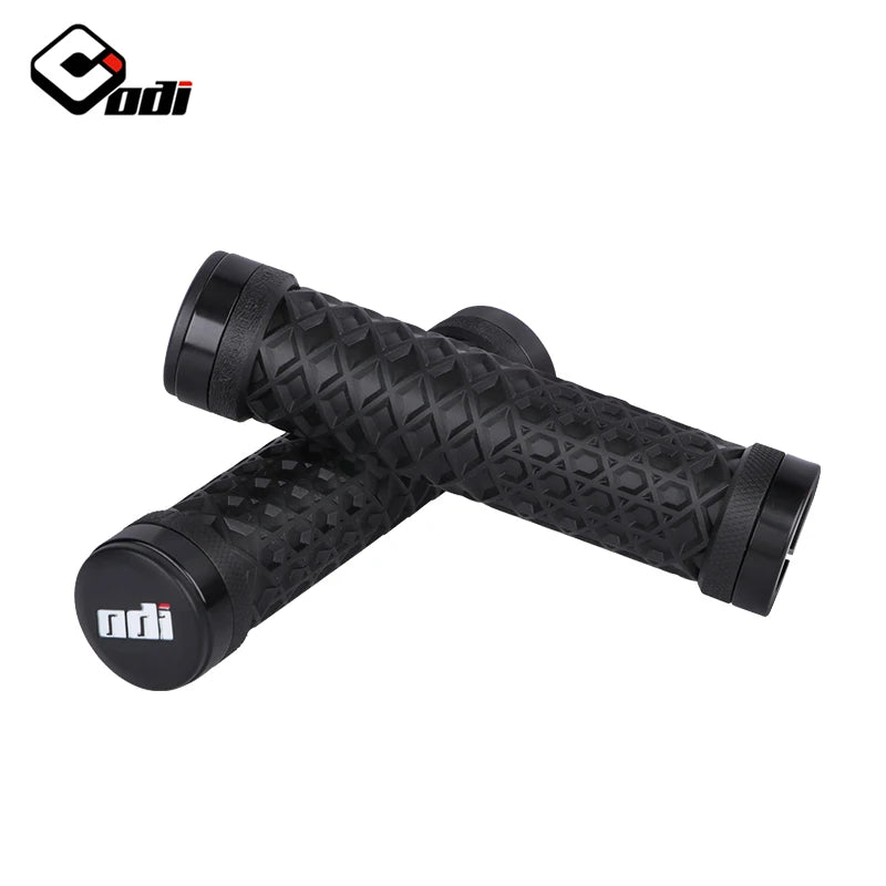 ODI Van Bicycle Handlebar Grips sillicone Lock-On Anti-slip Shock Absorption MTB Double Lock Ring for BMX Folding Bike Parts