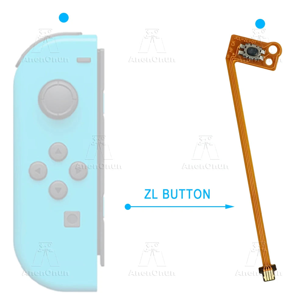 ZL ZR L Button Flex Cable for Switch/Switch OLED Joycon Replacement Repair Part Fix Unresponsive Shoulder Button & Broken Ribbon