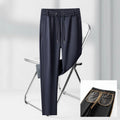 Winter Pants Men Straight Trousers Thicken Warm Oversize 6XL 7XL 8XL 10XL Plus Size Loose Fleece Formal Sweatpants Autumn Plush