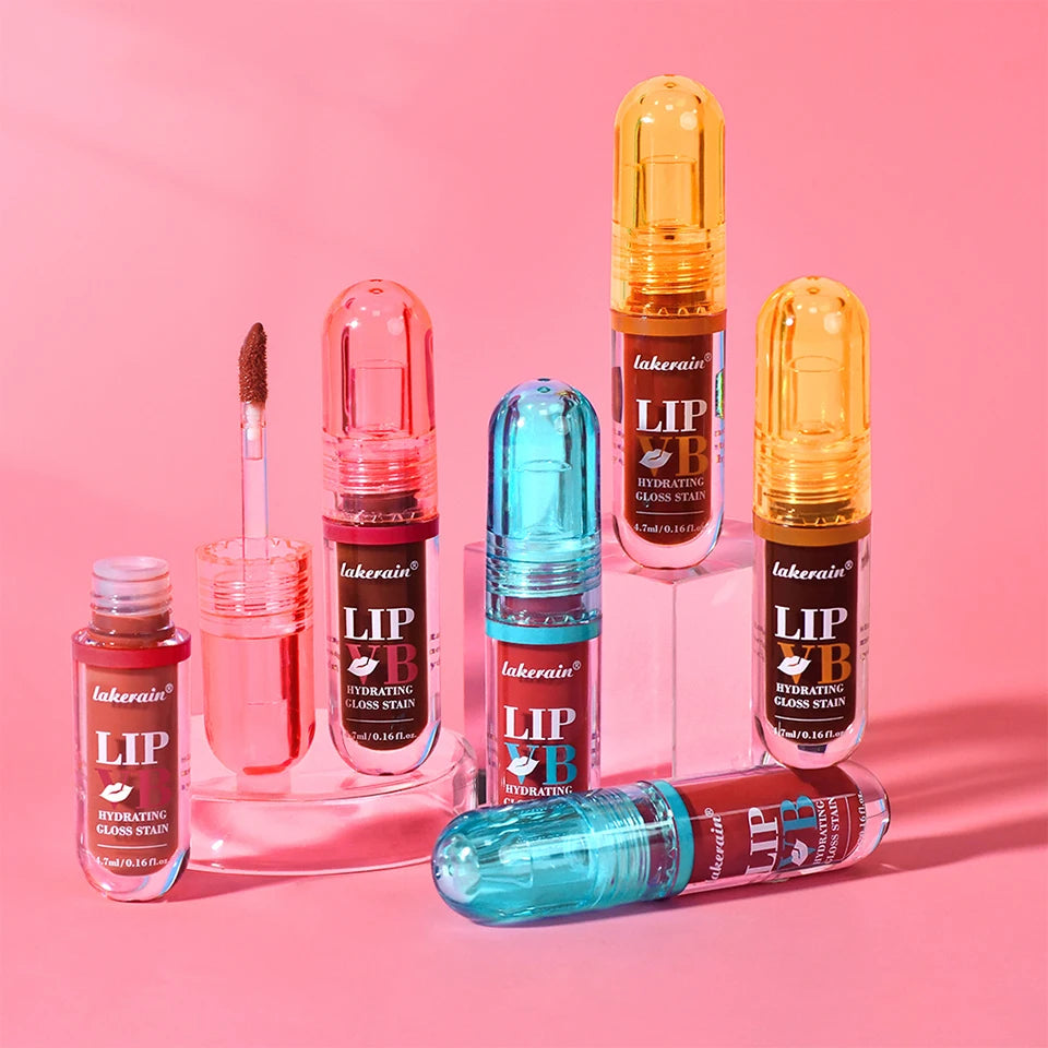 Lip IV Glossy Hydrating Lip Stain Instant Shine Long Lasting Moisture Nourishes Soothes Dry Lips Suitable For All Skin Makeup