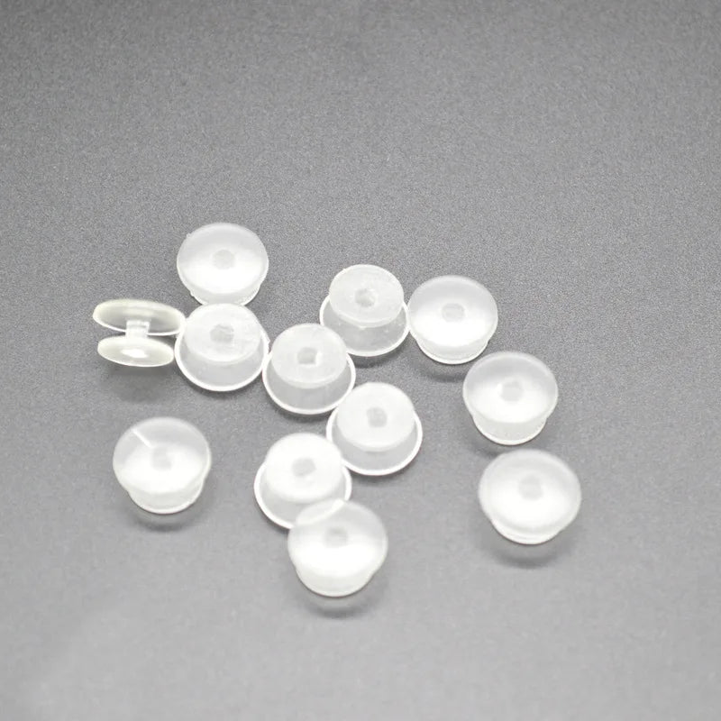 100Pcs Round Buckle Shoe Charms Croc DIY Accesseries Plastic Button For Hole Shoes Garden Shoe Diy Croc Fastener Accessories