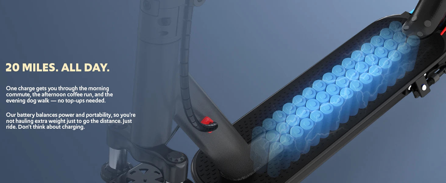 Electric Scooter Adults, Foldable E-Scooter with Front Suspension & Front/Rear Turn Signal Lights, 10" Large Honeycomb Solid Tires, 550W Motor, 36V 10.5AH Battery, Up to 20 Miles Range & 22 MPH
