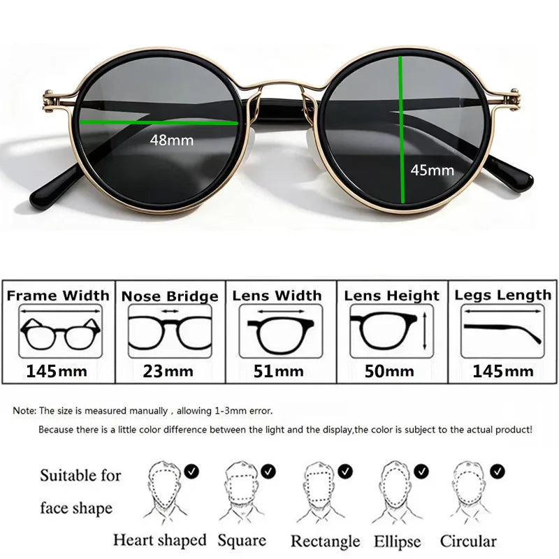 Polarized Sunglasses Men UV400 Protective Driving Spectacles Handmade Titanium Acetate Sun Glasses Photochromic Outdoor Eyewear