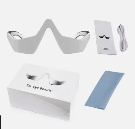 Smart Eye Massager 3D Red Light Eye Fatigue Dark Circles Relaxing Under-Eye Glasses Massage Beauty Machine