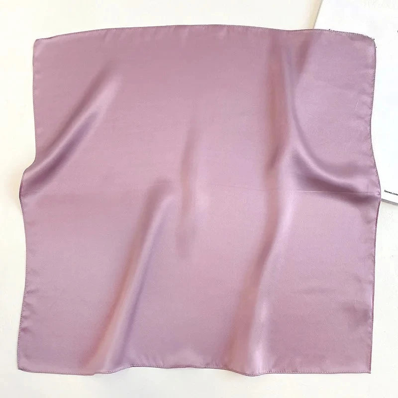 Nature Silk Neck Scarves Lady Foulard Lovely Strawberry Print 100% Real Silk Square Scarf for Women Bag Ribbon Hairband Kerchief
