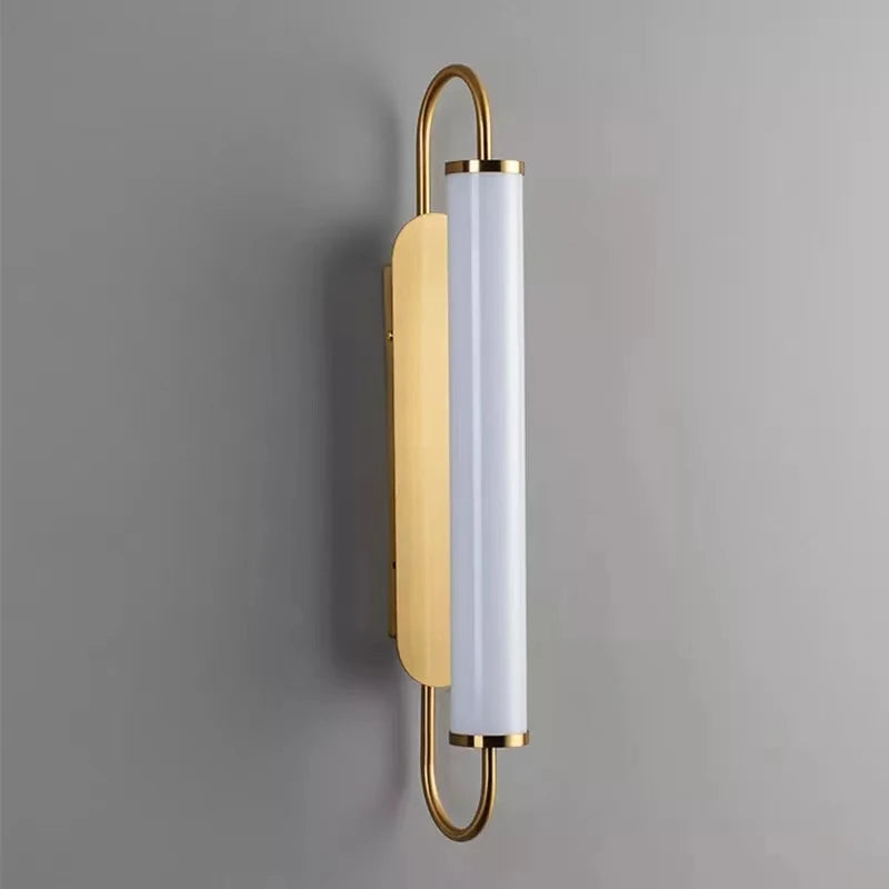 LED Modern Wall Lamps Nordic Simple Living Dining Room Bedroom Wall Light White Acrylic Indoor Home Decor Stairs Lights 90V-260V