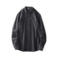 DUKEEN Corduroy Stand Collar Long Sleeve Shirt for Men 100% Cotton Spring and Autumn Casual Men's Clothing