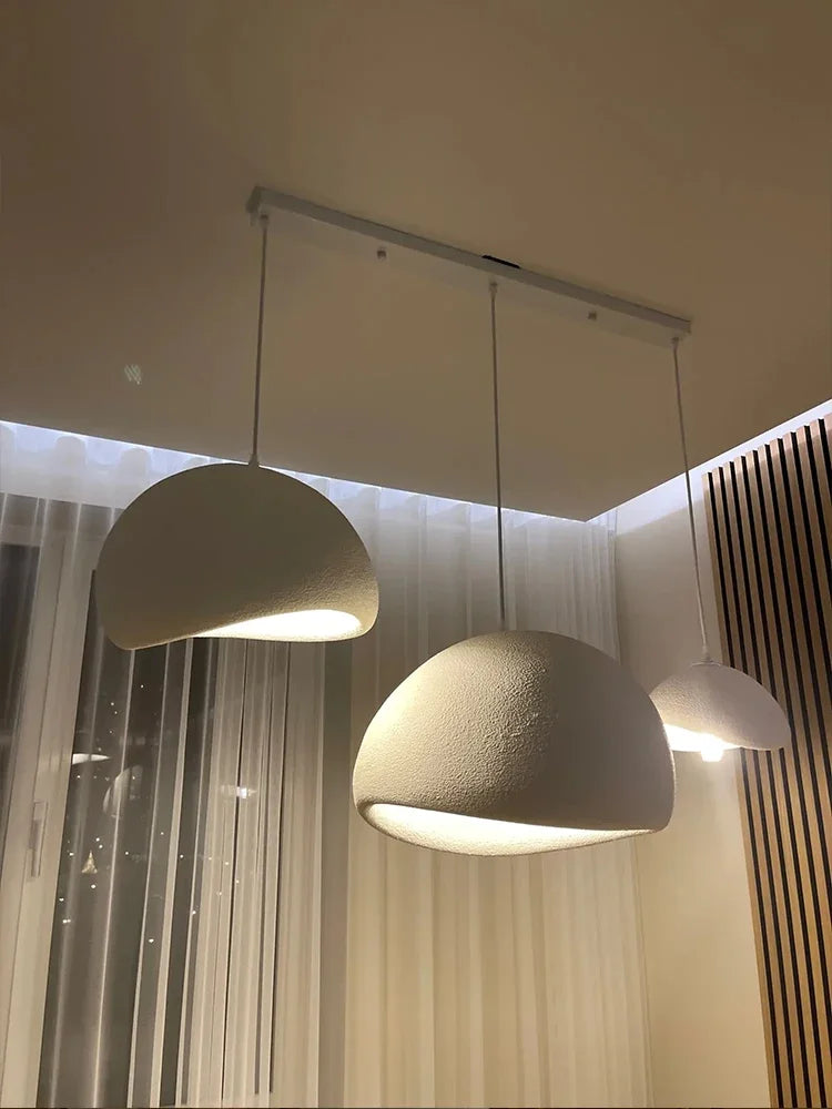 Minimalism Wabi Sabi LED Pendant Lamps For Living Dining Room Restaurant Loft Decor Hanging Chandelier Art Suspension Luminaire