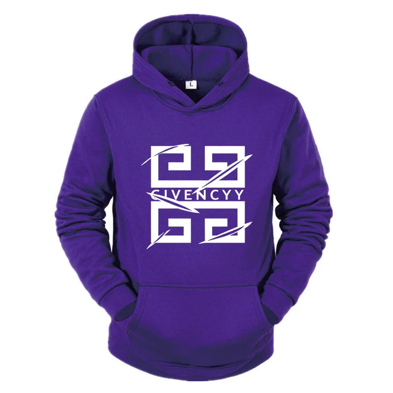 Autumn/Winter Men's 2025 Fashion Fun Pattern Printed Harajuku y2k Hoodie Casual Street Women's Fashion Street Outdoor Hoodie