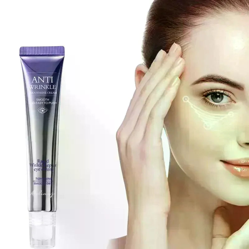 /YOV/Anti Wrinkle Anti Dark Circle Eye Cream Roller Massager Moisturizing Eye Bags Anti Aging Hyaluronic Acid Eye Skin Care