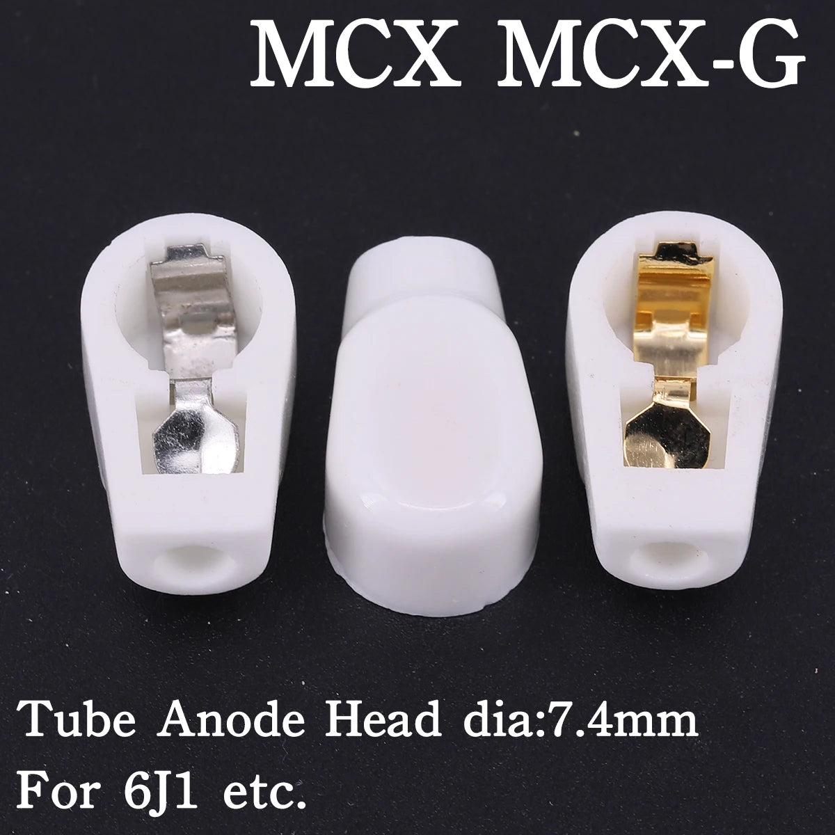 6.4mm 7.4mm 9mm 14mm Ceramic Vacuum Tube Anode Plate Grid Cap Hat For EL504 EL519 6P13P FU7 807 310A 845 6J1 805 811 572B FU29