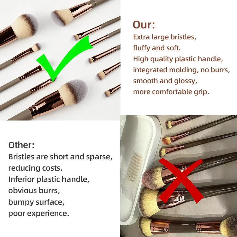 Professional Makeup Brush Set 270 Concealer Brush 170 Foundation Brush 370 Highlight Brush Soft Synthetic Hair Face Makeup Tools