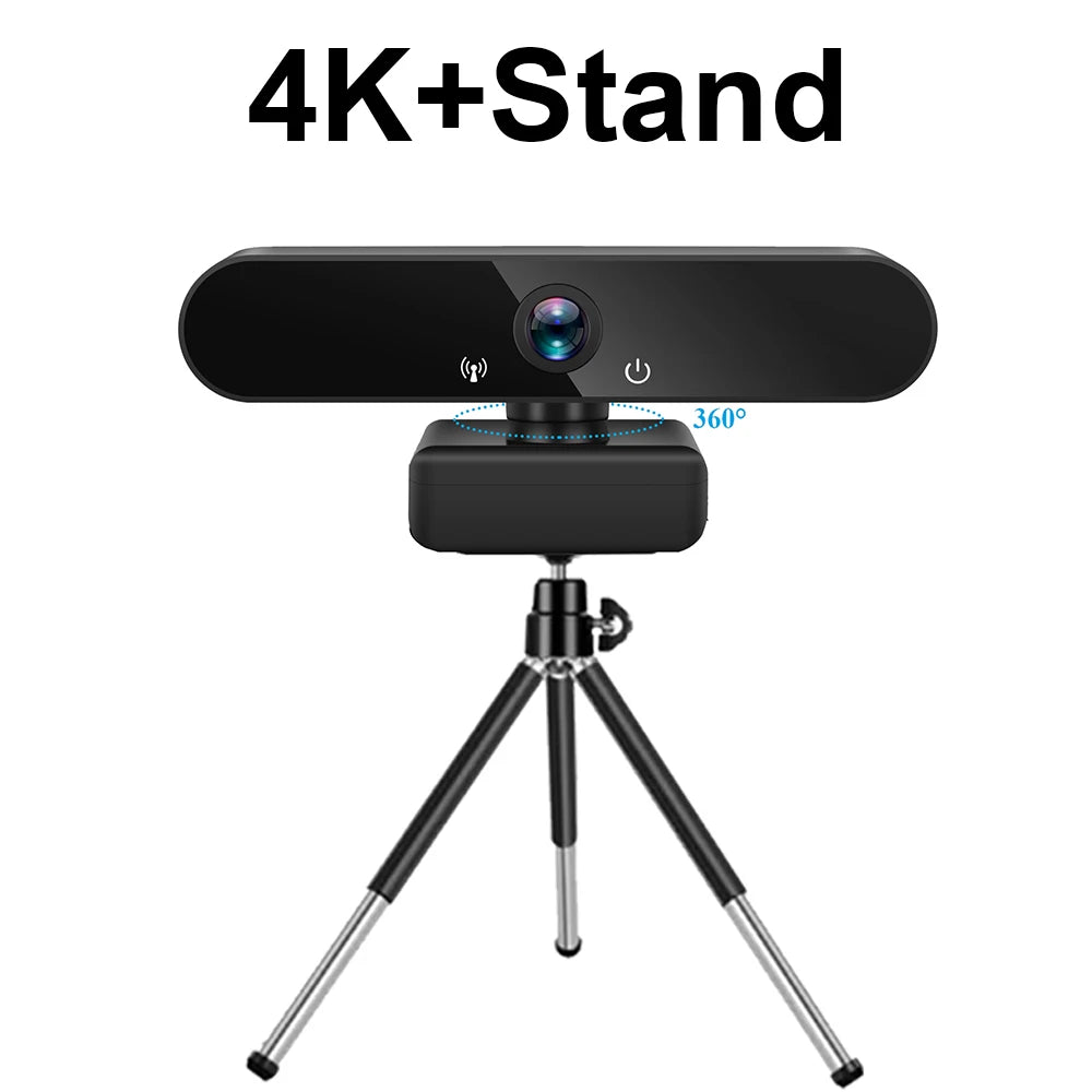 Full HD 4K Computer Web Camera 2K 1080P USB 3.0 Plug Webcam for Youtube Skyper Facebook Ins Online Video Chat Mircophone 30fps