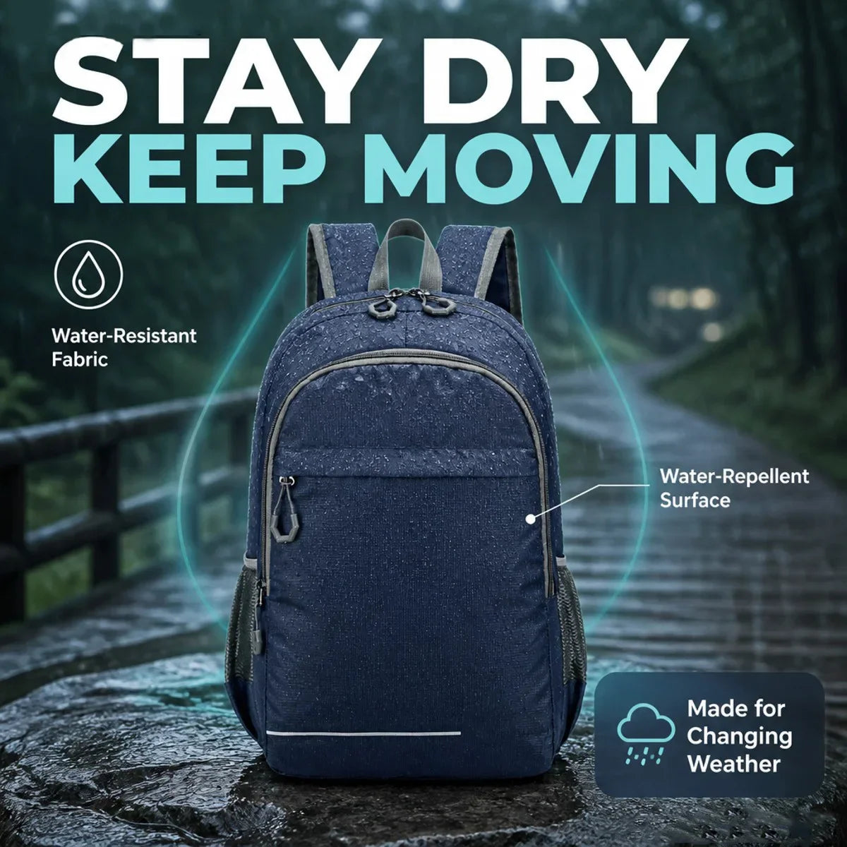 Men's Waterproof Outdoor Backpack Lightweight Hiking Bag Large Capacity Foldable Camping Travel Backpack for Men Organizer Bags
