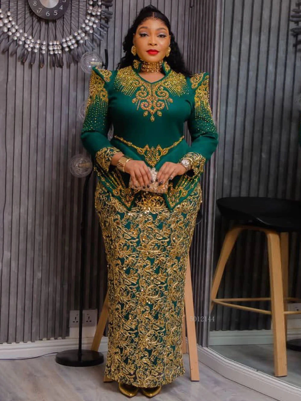 Party Evening Dresses Elegant Women Luxury Bodycon Maxi Dress Long Sleeve Robes Africa Clothes Birthday Wedding Prom Ladies Gown