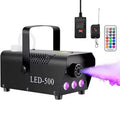 500W Remote Control Fog Machine & LED RGB 3in1 Effect Light Stage Show Led Smoke Machine Disco KTV DJ Party Club Bar Event Show