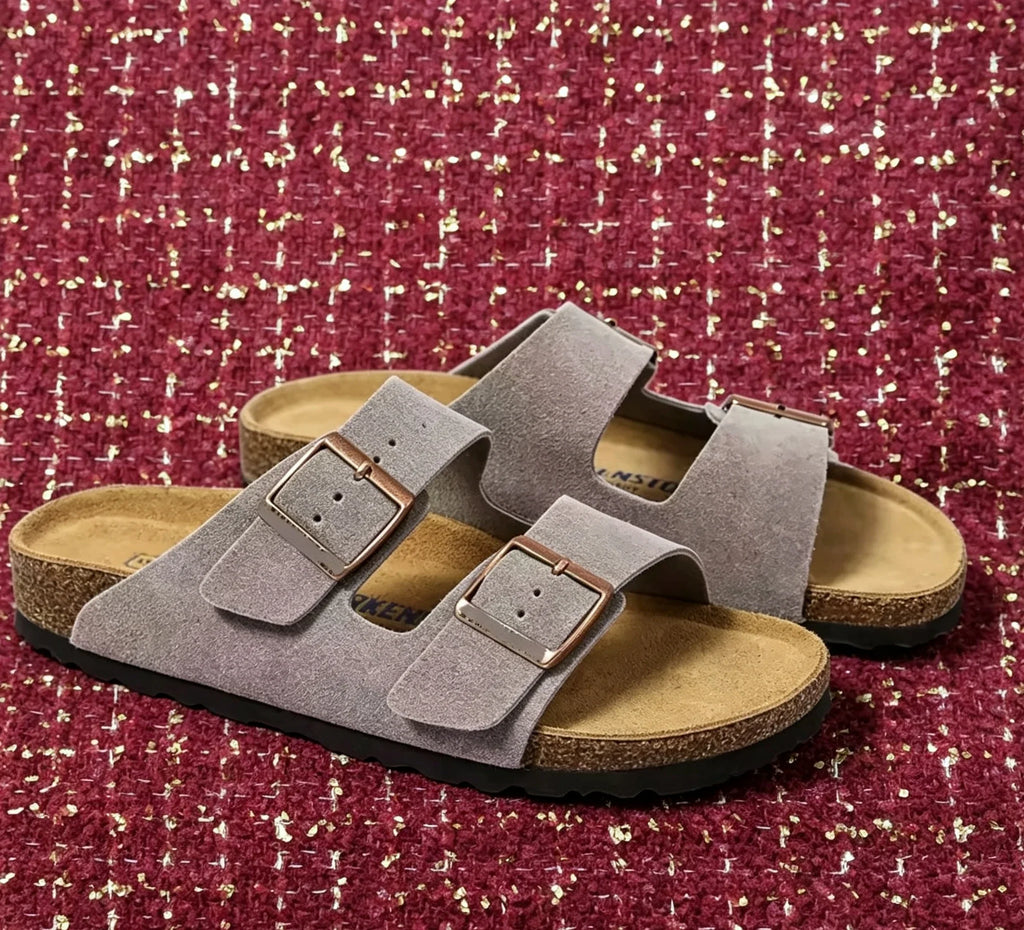Unisex Trendy Leather Sandals 2026 New Arrival Non-Slip Comfort Casual Narrow Beach Shoes for Spring and Autumn