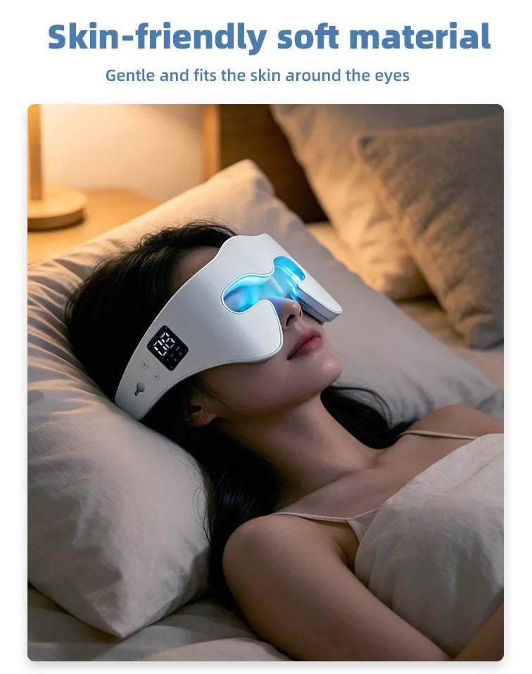 Red Blue Light Eye Beauty Device Household LED Infrared Beauty Instrument ESM Eye Massager Beauty Eye Mask