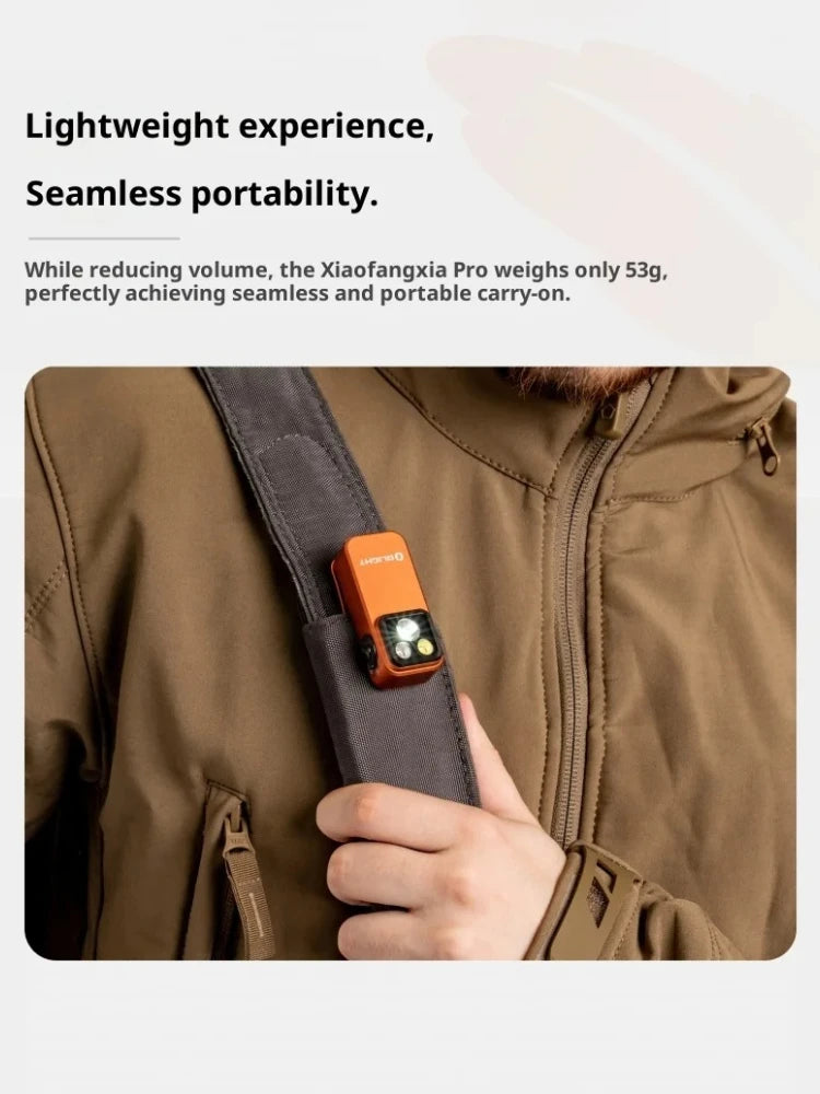OLIGHT Oclip Pro S Mini Flashlight 600LM EDC Portable Headlight with 5 Light Modes Emergency Signal for Outdoor Use Outdoor Gear