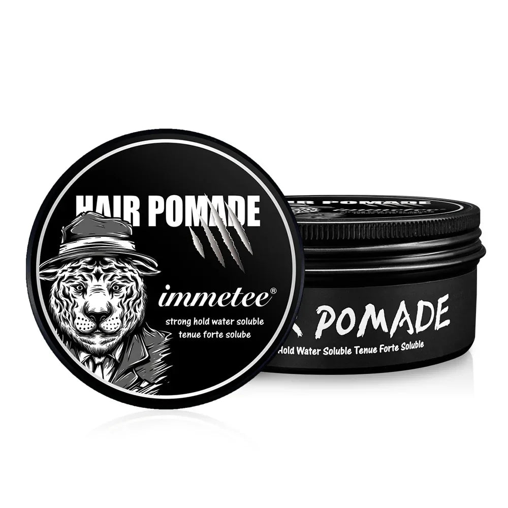 Men's Perfumed Hair Wax Strong Hold Edge Control Natural Volume Water-Based Non-Greasy Frizz-Free Flyaway Hair Daily Styling Cre
