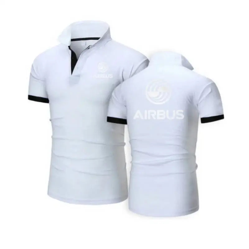 Polo Shirt AIRBUS AVIATION Flight Lapel TShirts Airbusfan A320 Man POLOS Tee Spring Summer Mesh Cotton Short Sleeve Mens Tops