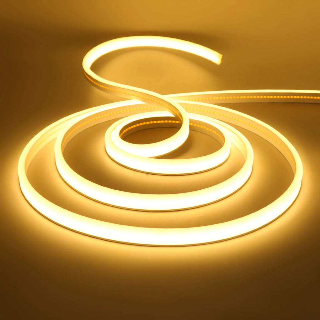 IP67 Waterproof High Brighter COB Neon Strip 12V 24V 320Leds 3000K 4000K 6000K Home Garden Decor Flexible Ribbon Rope LED Light