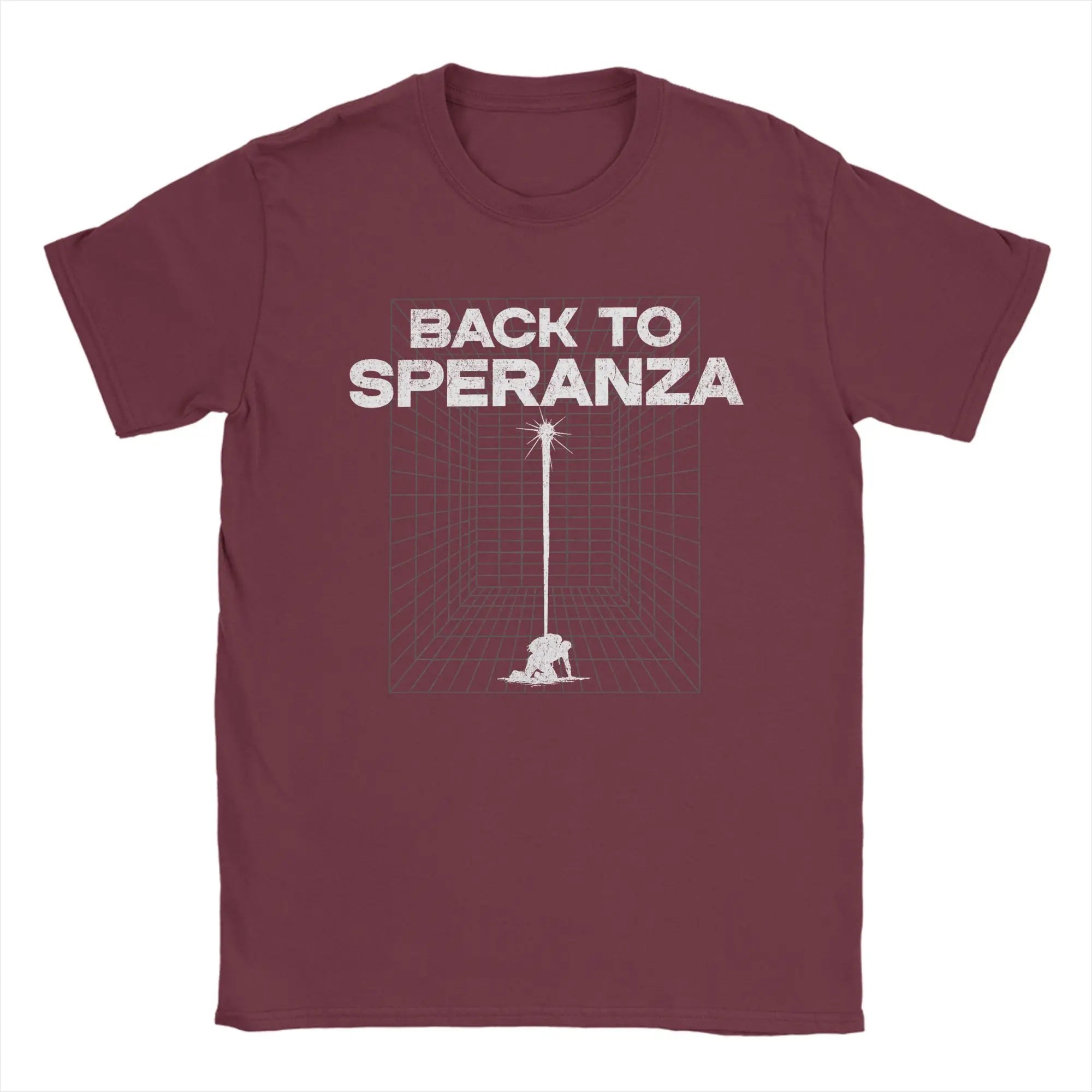 Arc Raiders Game T-Shirts for Men Women Back To Speranza Funny Cotton Tee Shirt Round Neck Short Sleeve T Shirt Clothing