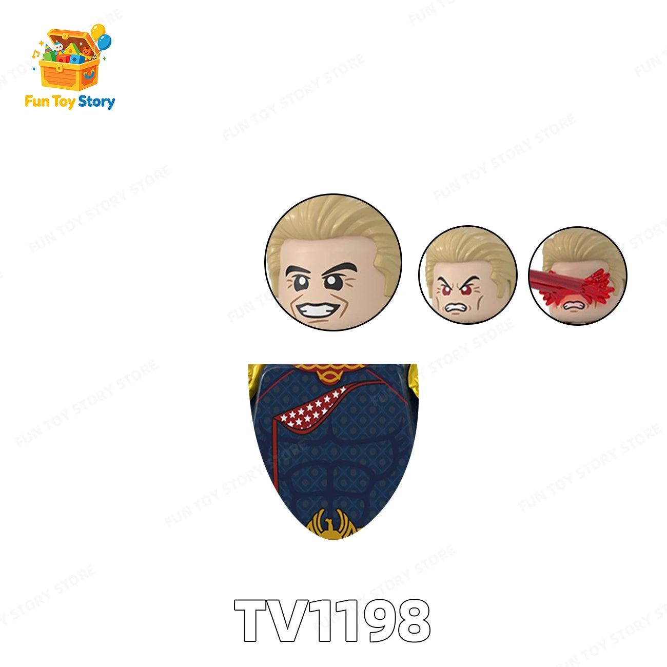 TV6224 TV Watchdog Series, Assembled Building Blocks, Human Toys, Collected by Film and Television Enthusiasts, Gifts for People