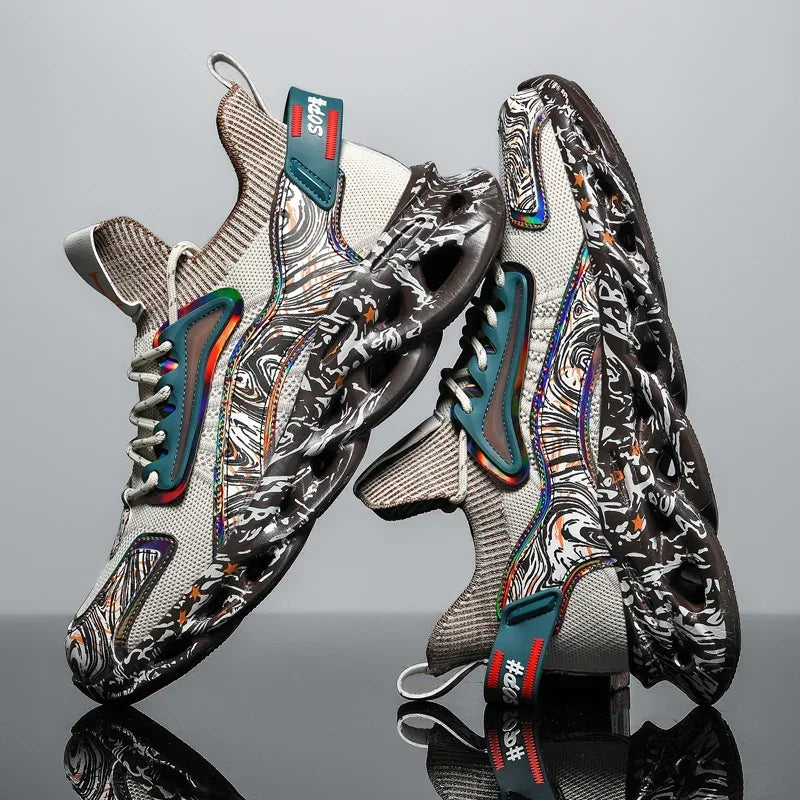 Men's Breathable Casual Sneakers Luxury Fashion Running Trainer Unisex Comfortable Wear Tenis Race Shoes