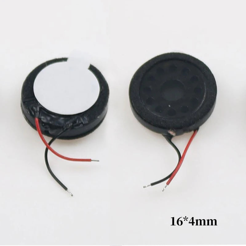 2PCS 13mm 15mm 16mm 18mm 18 20 23 26 28 30 MM Mini Speaker Round Runway Loudspeaker 8Ohm 0.5W For MP4 Toys Cellphone Small Audio