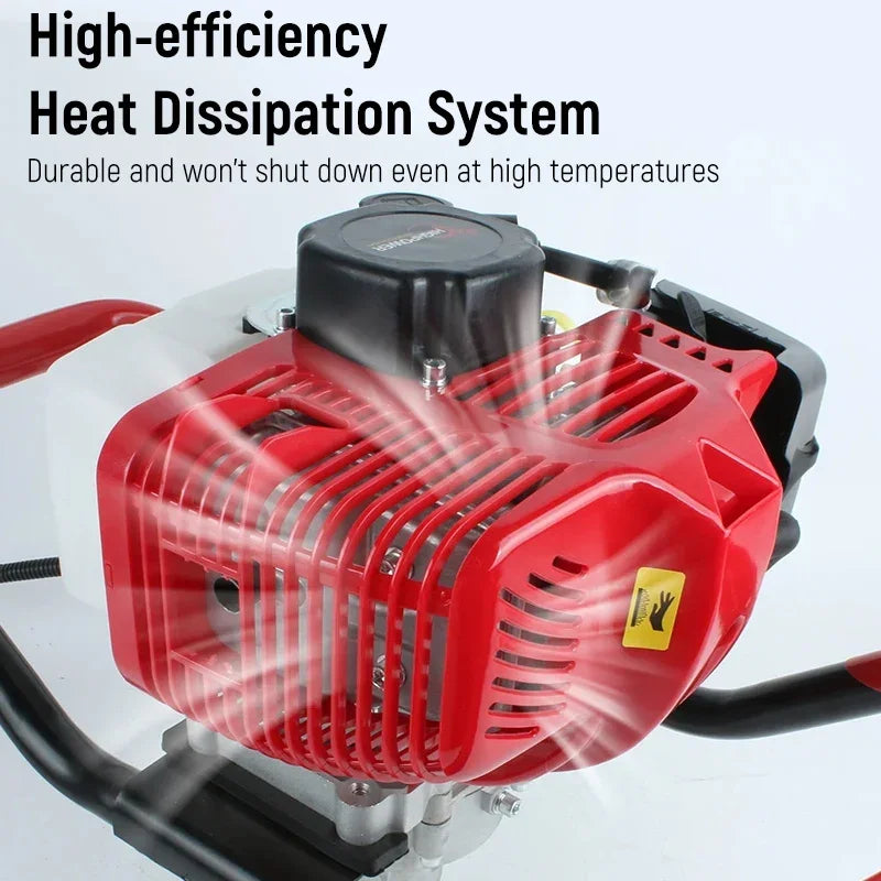 2 stroke Petrol Post Hole Digger Powerful Earth Auger Soil Drilling Machine Handheld Earth Drill for Digging Holes Earth Drill