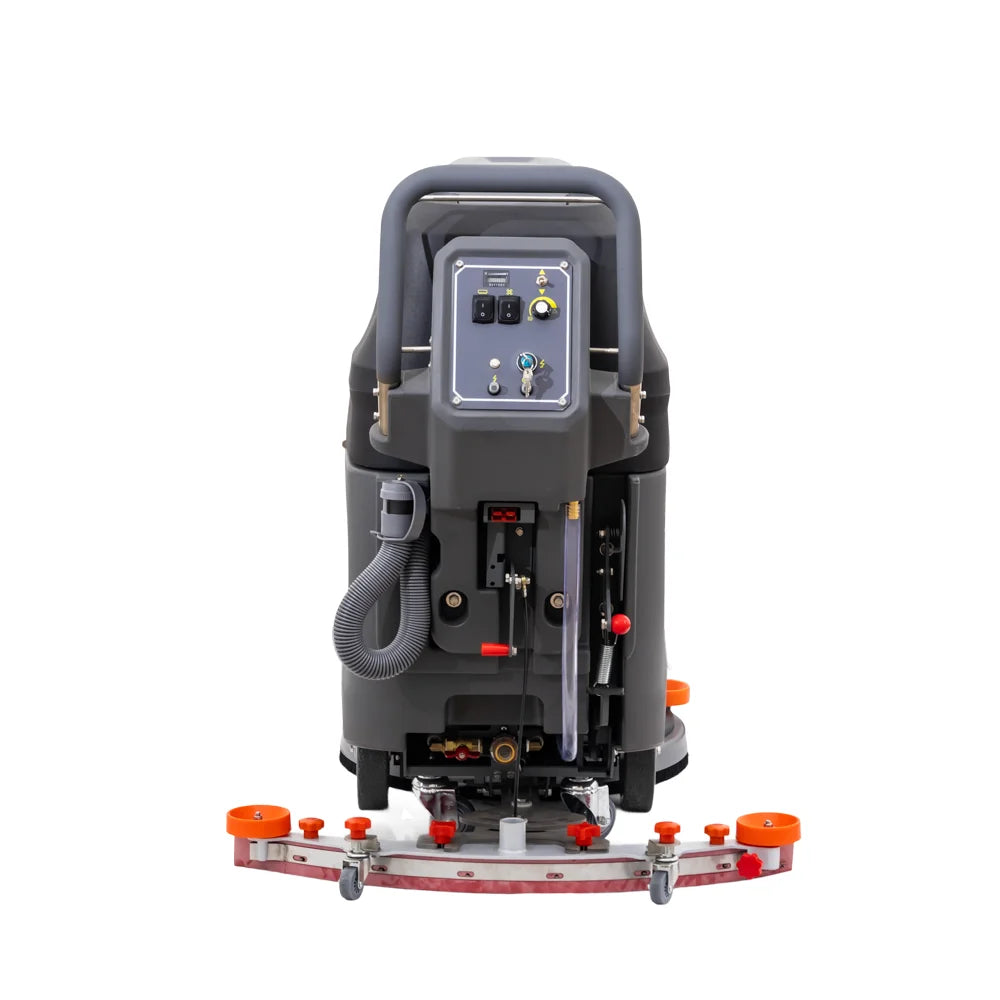 T5B Electric Walk-Behind Scrubber Dryer Battery-Fueled Carpet Cleaning Heavy Duty Vacuum Cleaner Carpet Extractor Machine