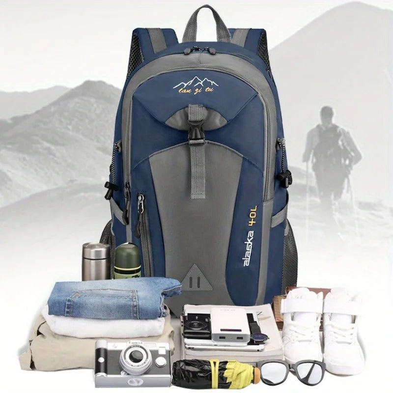 New 40L outdoor hiking bag men's and women's shoulder bag sports bag leisure travel backpack large capacity