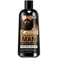 YUITIKUE Men Hair Color Beard Dye Long Lasting Natural Black Shade Plant Based Formula Easy to Apply 100ml