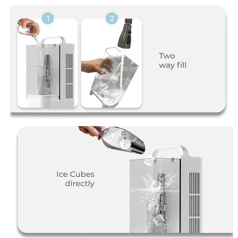 1.7L 3-IN-1 Mini Portable Air Cooler with Intelligent Touch Control 120 Degree Swing Air Conditioner 3-Speed Household Desk